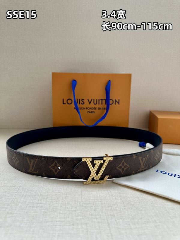 LV belt 34mmX90-115cm 8L (100)