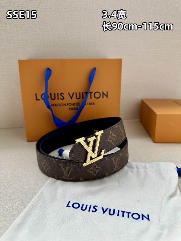 LV belt 34mmX90-115cm 8L (102)