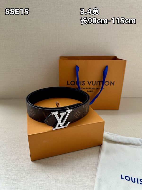 LV belt 34mmX90-115cm 8L (103)