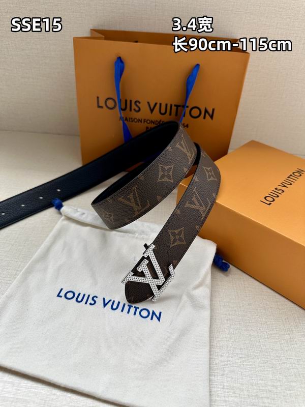 LV belt 34mmX90-115cm 8L (104)
