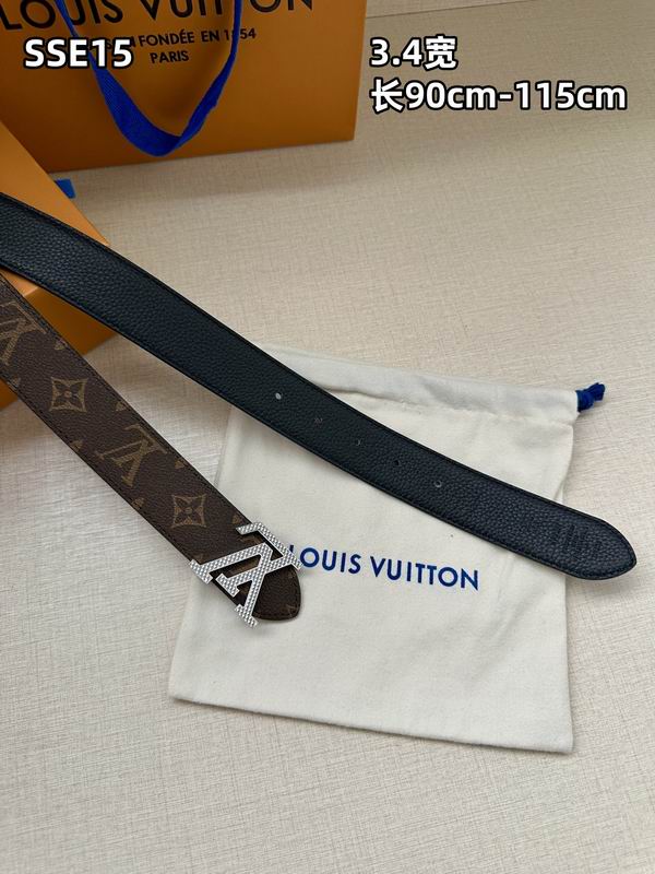 LV belt 34mmX90-115cm 8L (105)