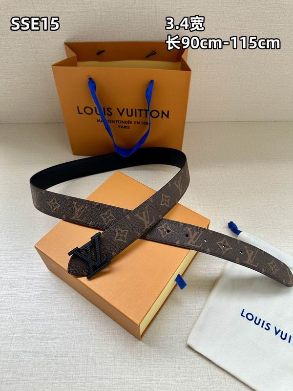 LV belt 34mmX90-115cm 8L (106)