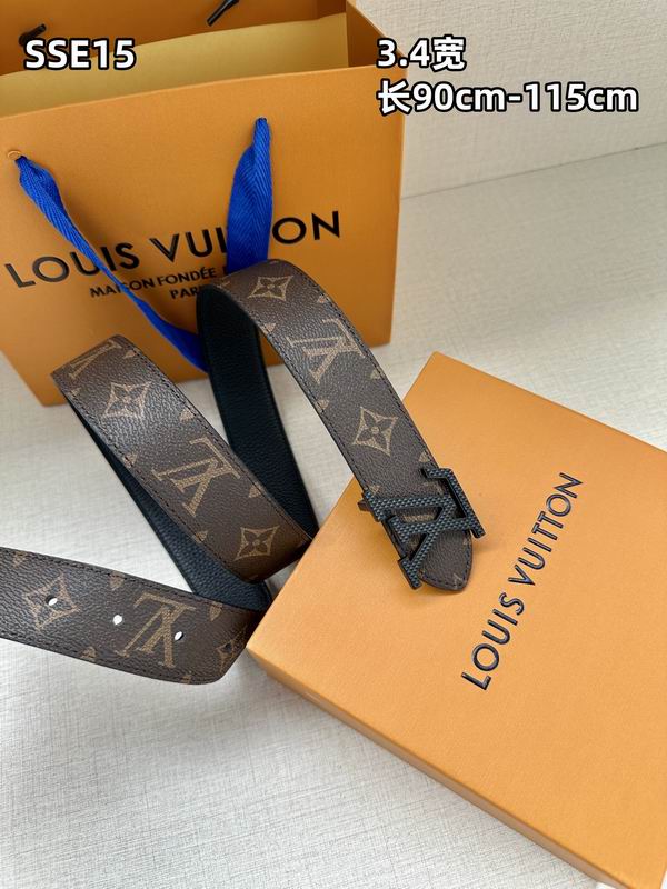 LV belt 34mmX90-115cm 8L (108)