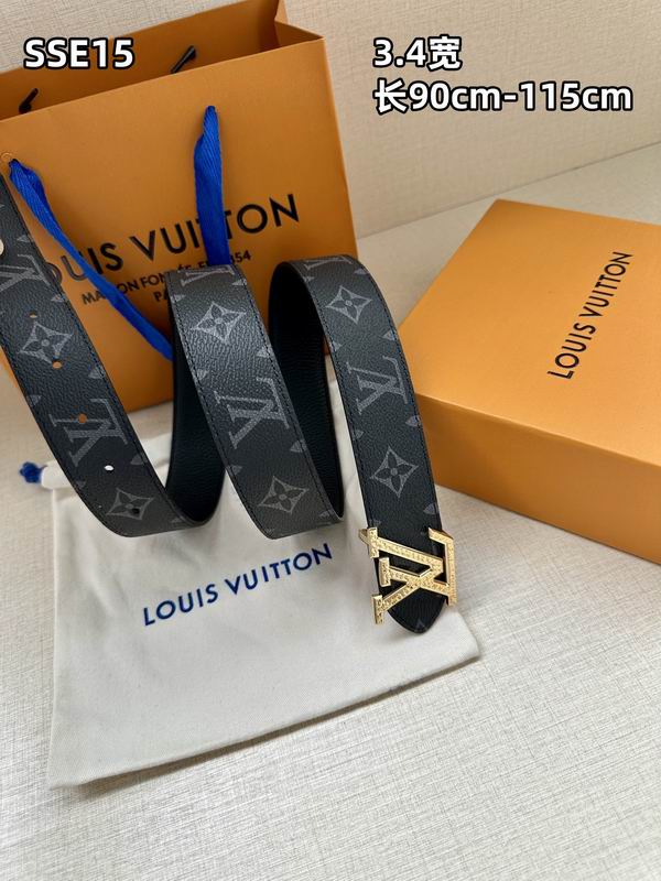 LV belt 34mmX90-115cm 8L (80)