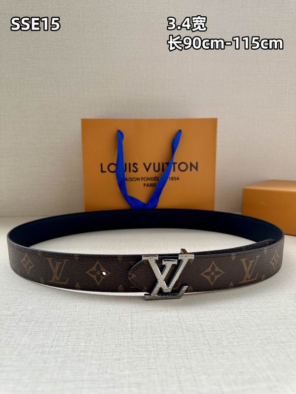 LV belt 34mmX90-115cm 8L (82)