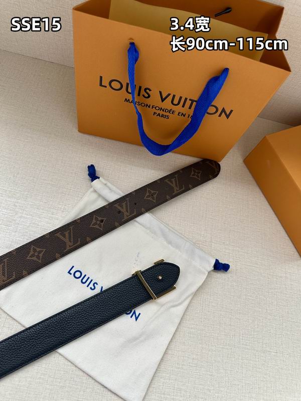 LV belt 34mmX90-115cm 8L (87)