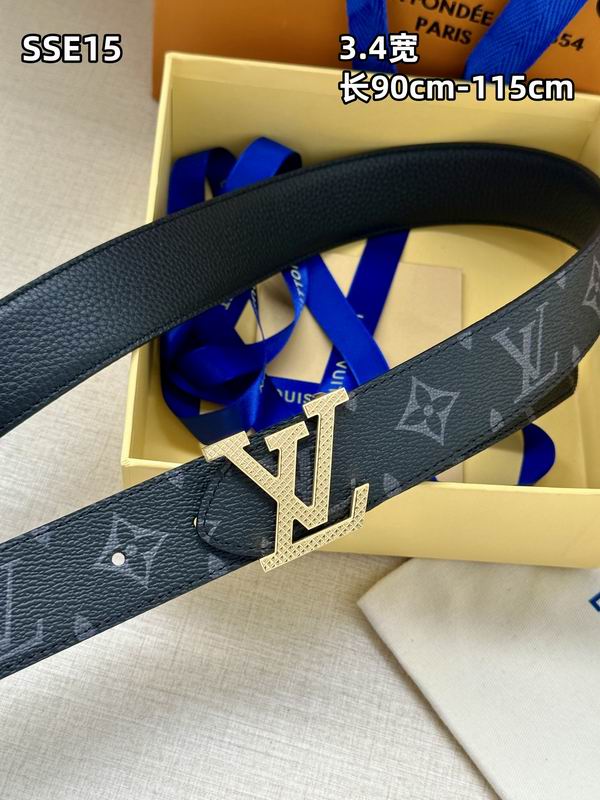 LV belt 34mmX90-115cm 8L (92)