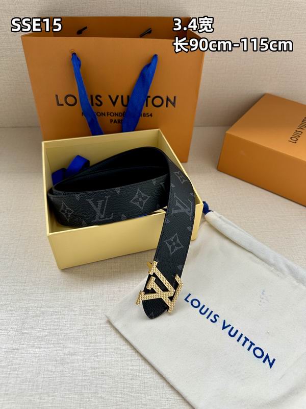 LV belt 34mmX90-115cm 8L (93)