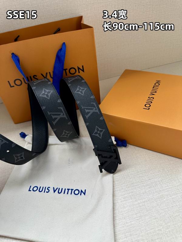 LV belt 34mmX90-115cm 8L (95)