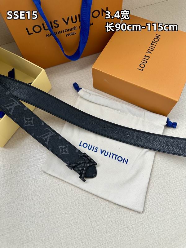 LV belt 34mmX90-115cm 8L (96)