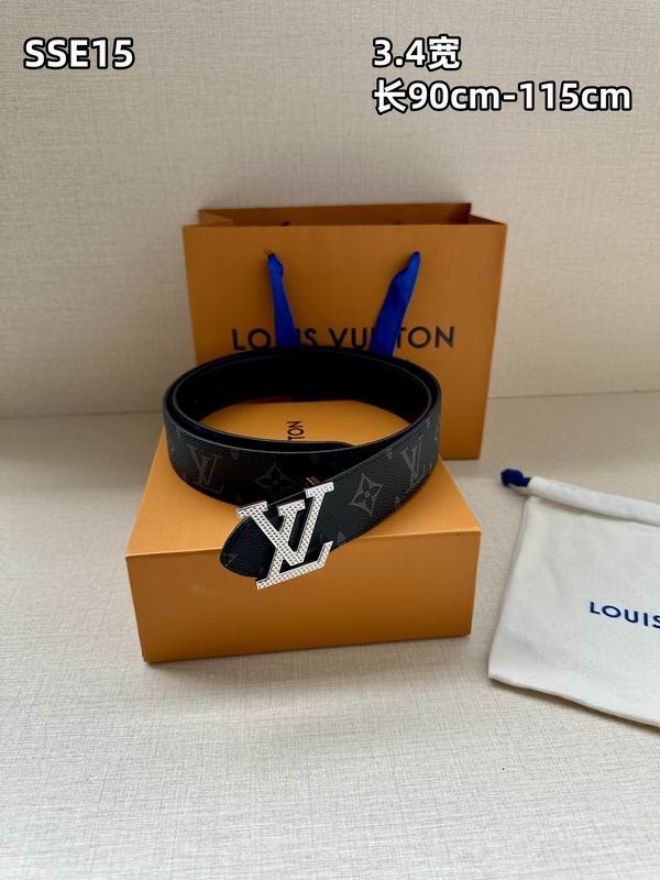 LV belt 34mmX90-115cm 8L (98)