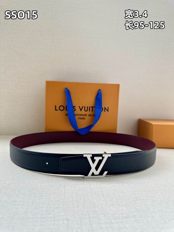 LV belt 34mmX95-125cm 8L (187)
