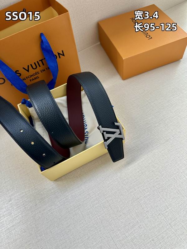 LV belt 34mmX95-125cm 8L (190)