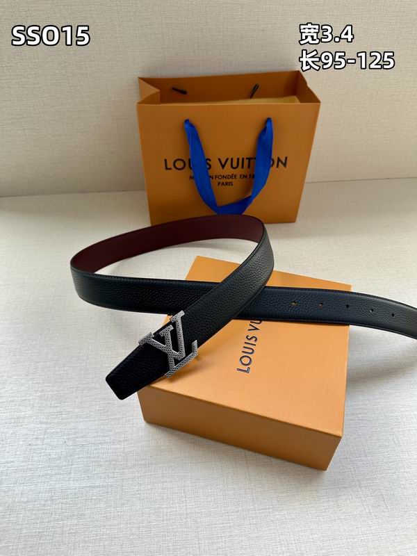 LV belt 34mmX95-125cm 8L (191)