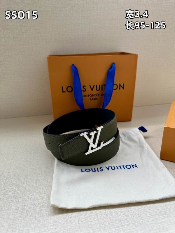 LV belt 34mmX95-125cm 8L (201)
