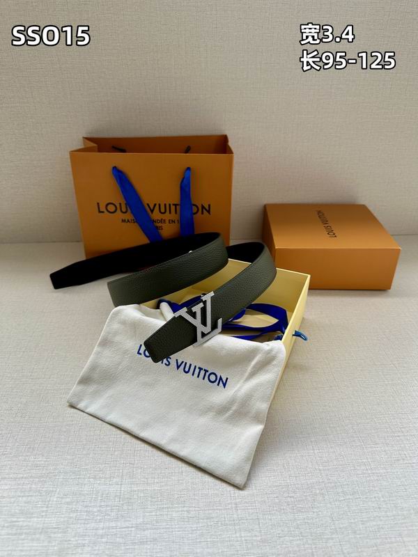 LV belt 34mmX95-125cm 8L (202)