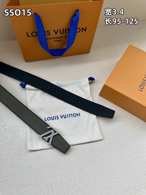 LV belt 34mmX95-125cm 8L (204)