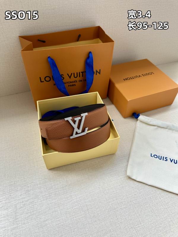 LV belt 34mmX95-125cm 8L (209)