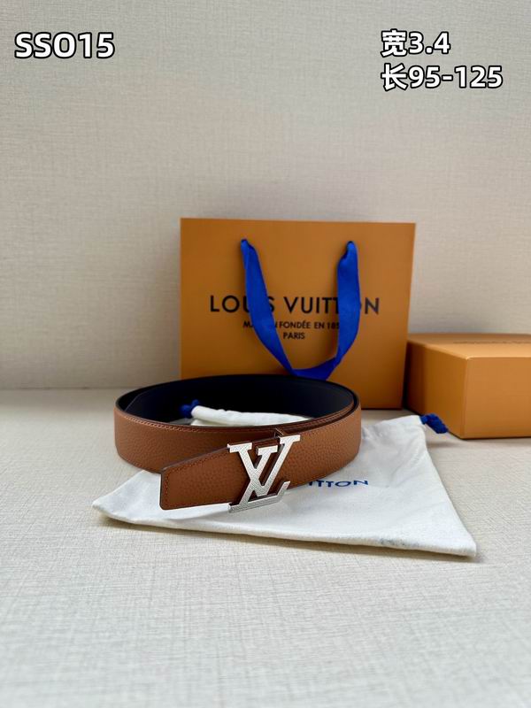 LV belt 34mmX95-125cm 8L (210)