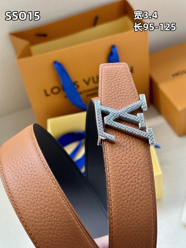LV belt 34mmX95-125cm 8L (211)