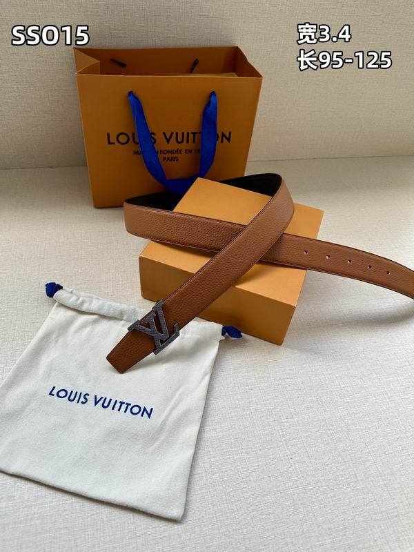 LV belt 34mmX95-125cm 8L (213)