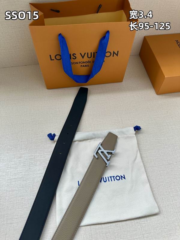 LV belt 34mmX95-125cm 8L (217)