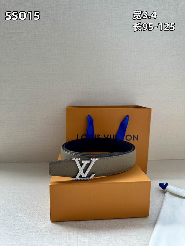 LV belt 34mmX95-125cm 8L (218)