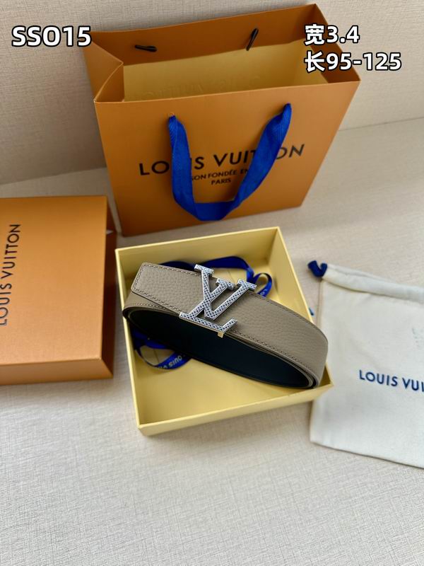 LV belt 34mmX95-125cm 8L (219)