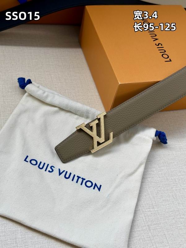 LV belt 34mmX95-125cm 8L (220)