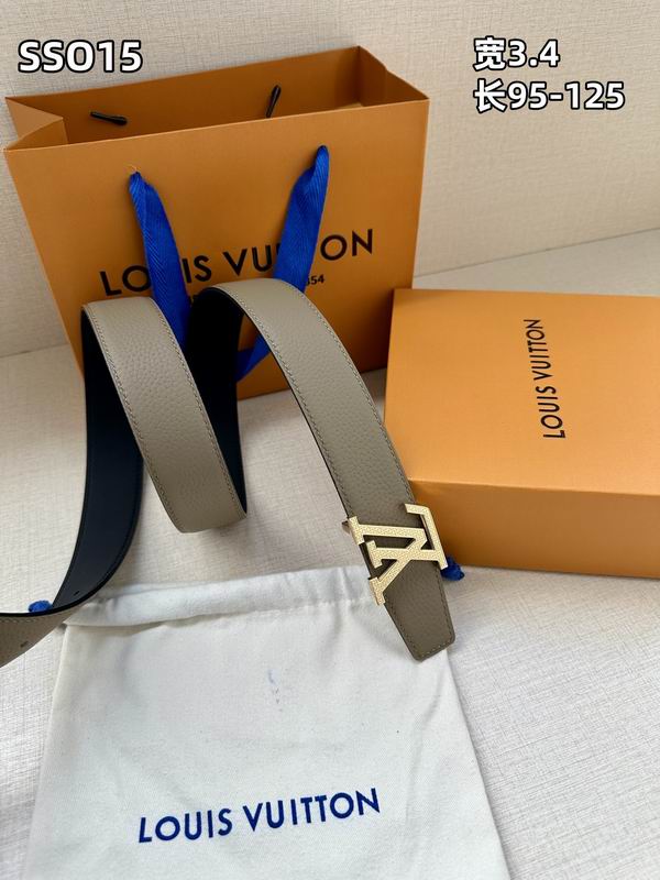 LV belt 34mmX95-125cm 8L (222)