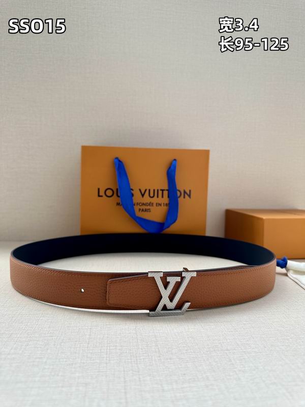 LV belt 34mmX95-125cm 8L (223)