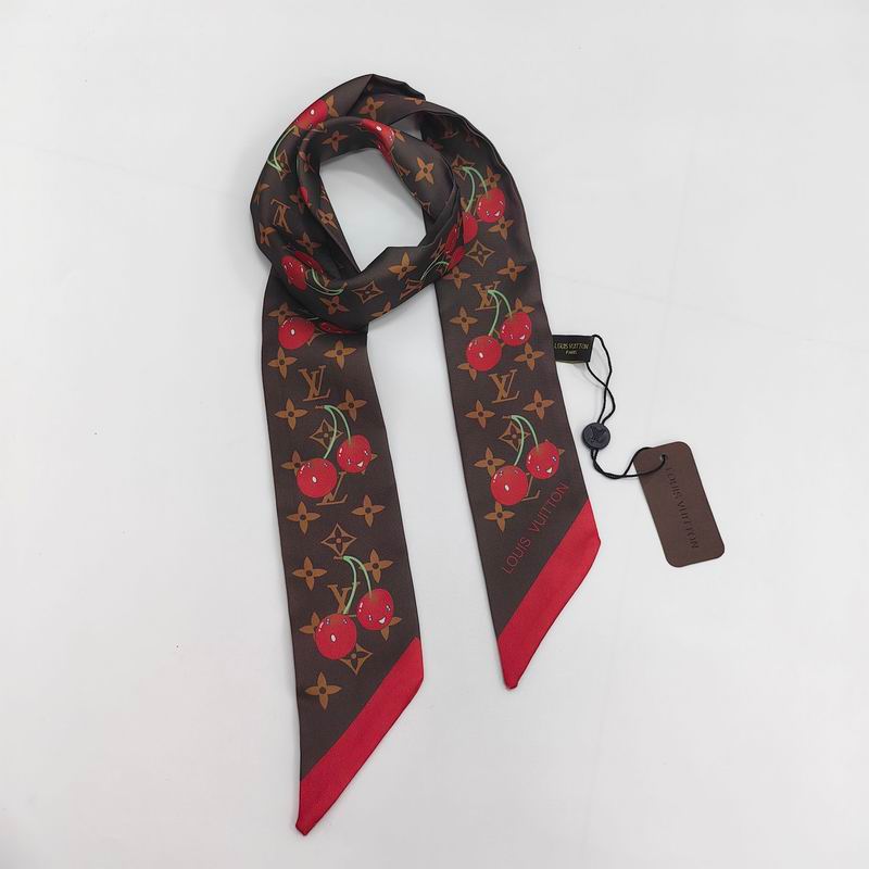 LV silk ribbon 120X5cm E17 (13)