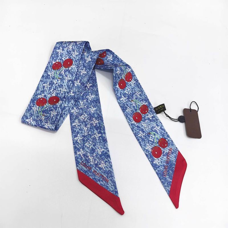 LV silk ribbon 120X5cm E17 (22)