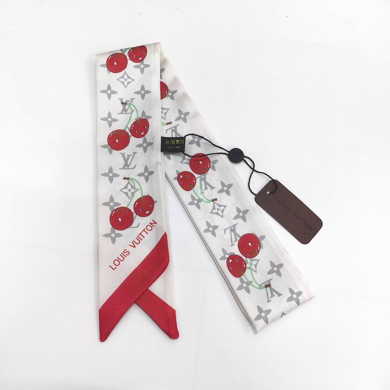 LV silk ribbon 120X5cm E17 (9)