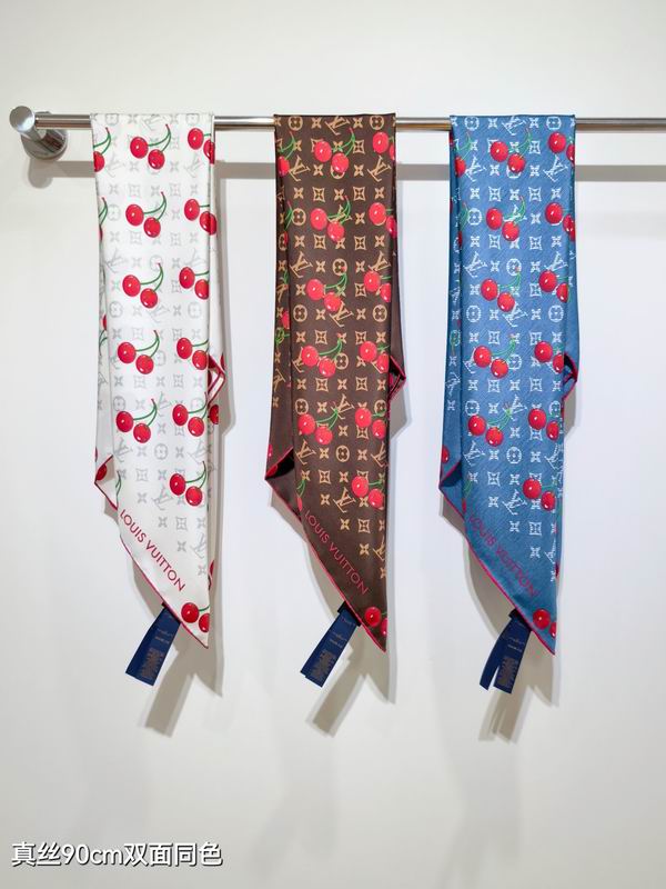 LV silk scarf slv2535 90X90cm E10 (1)