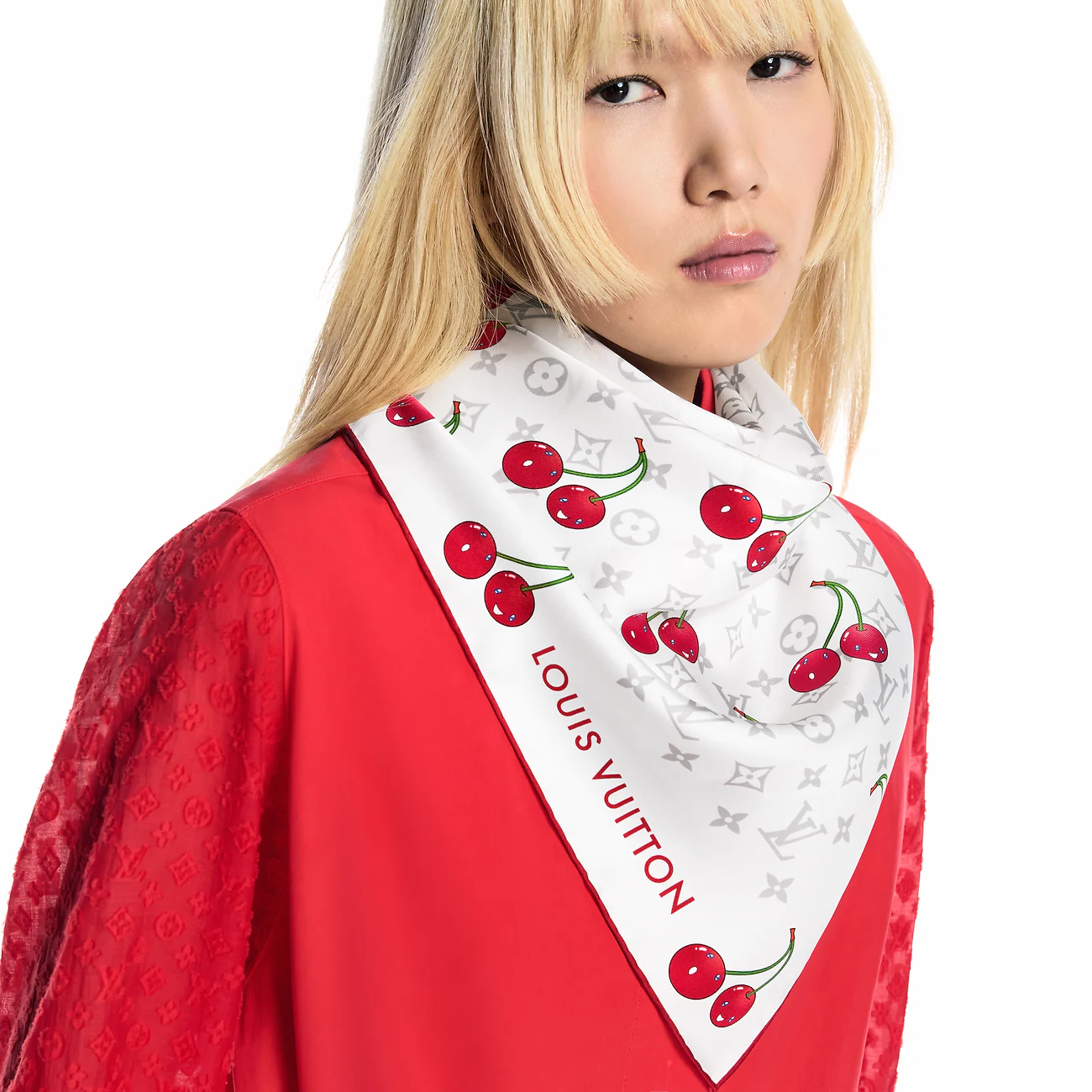 LV silk scarf slv2535 90X90cm E10 (24)