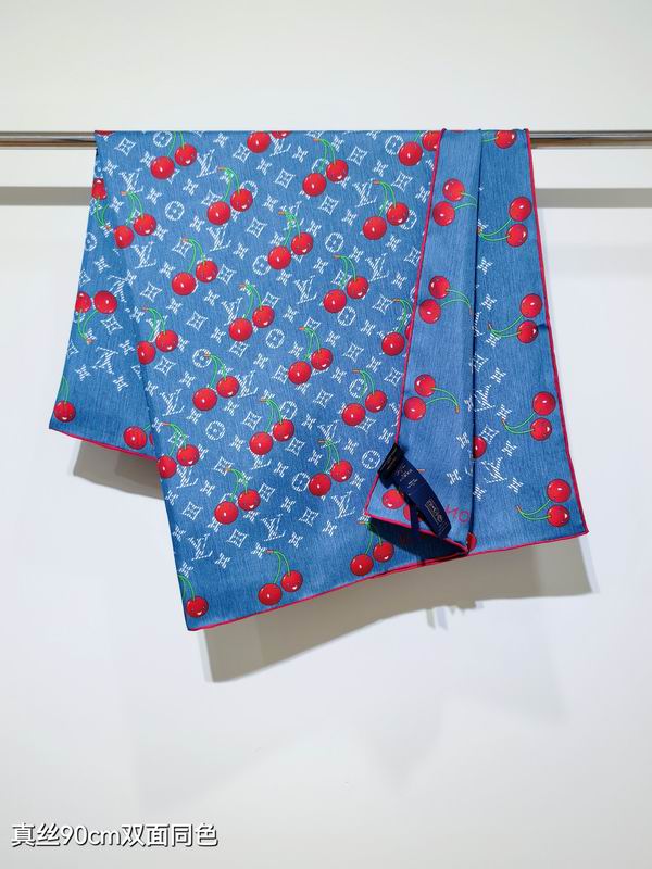 LV silk scarf slv2535 90X90cm E10 (4)