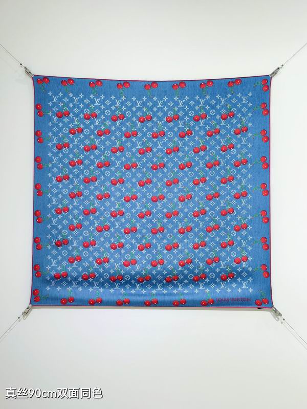LV silk scarf slv2535 90X90cm E10 (9)