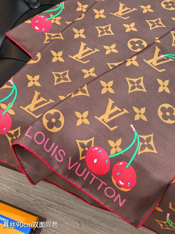 LV silk scarf slv2535 90X90cm E11 (5)
