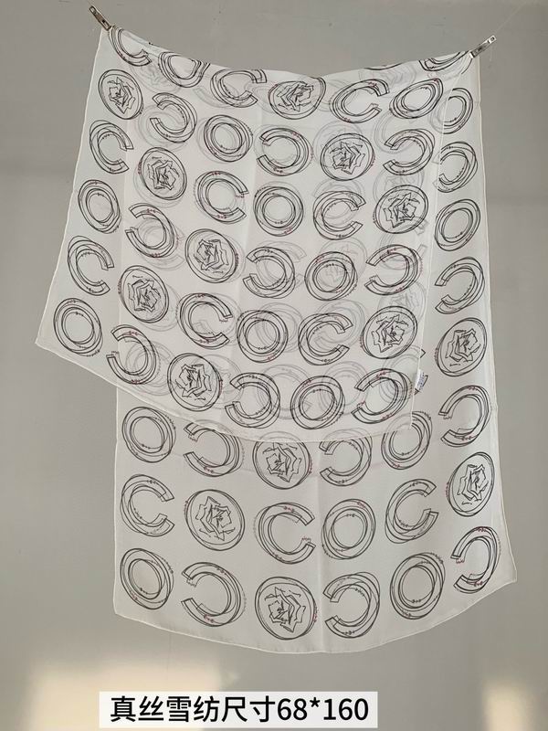 Other silk Scarf 68X180cm E (1)