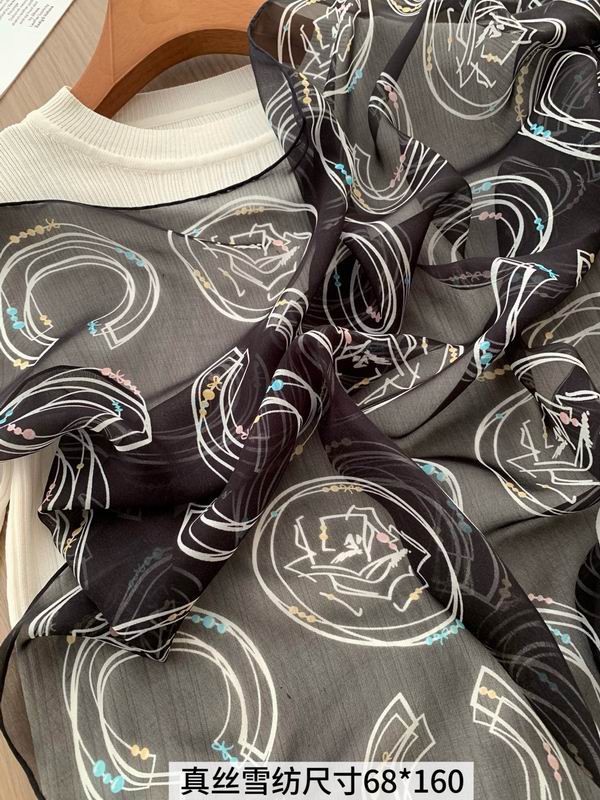 Other silk Scarf 68X180cm E (12)