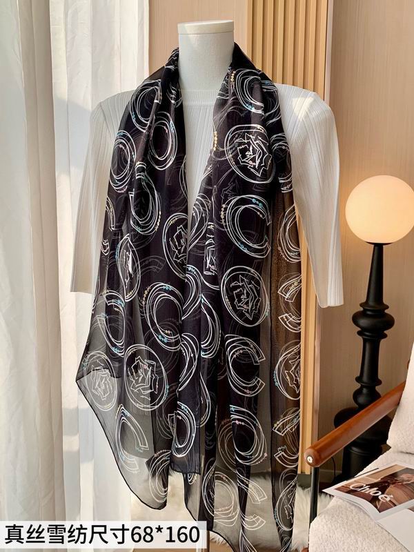 Other silk Scarf 68X180cm E (14)