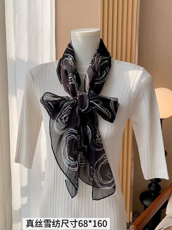 Other silk Scarf 68X180cm E (16)