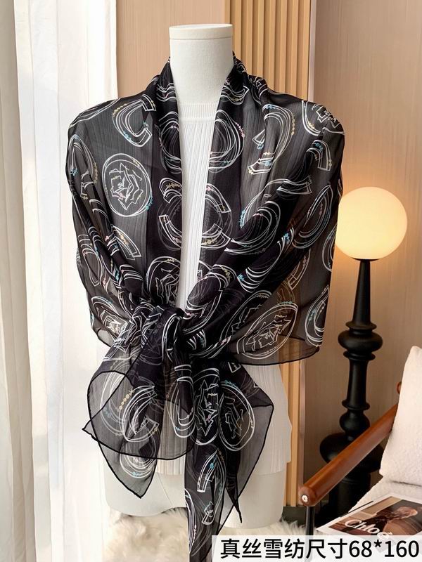 Other silk Scarf 68X180cm E (17)