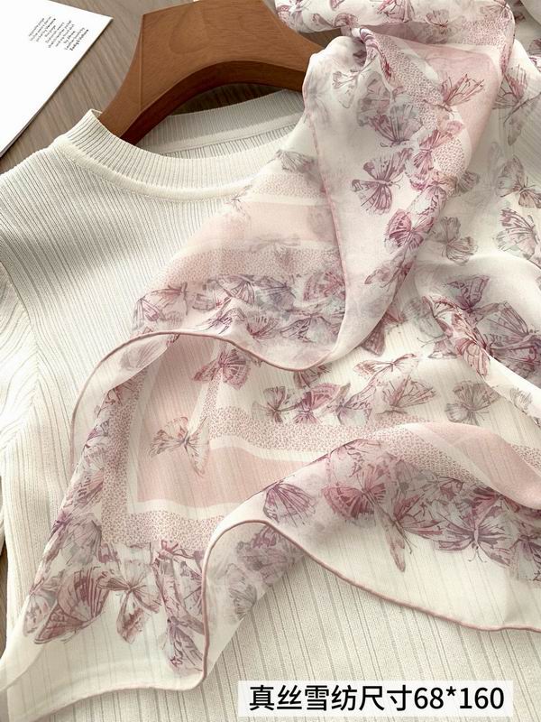 Other silk Scarf 68X180cm E (19)