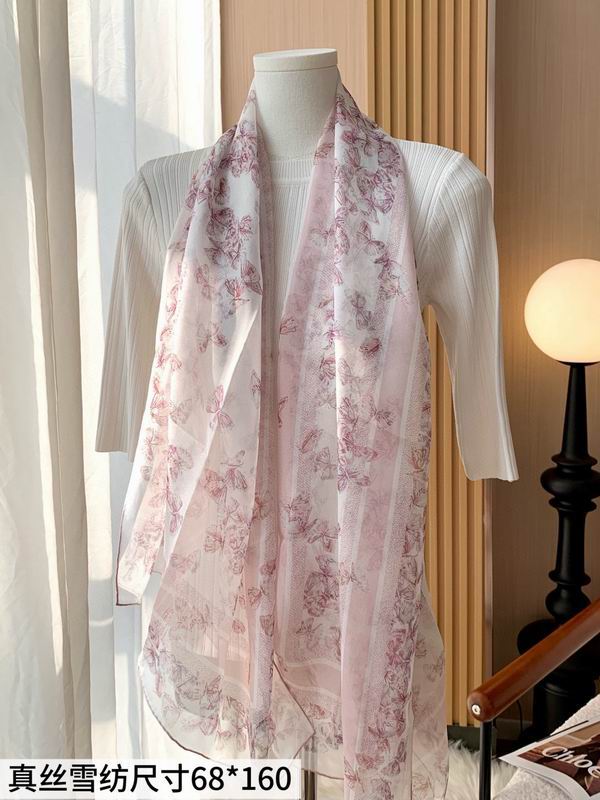 Other silk Scarf 68X180cm E (24)