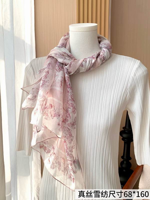 Other silk Scarf 68X180cm E (25)