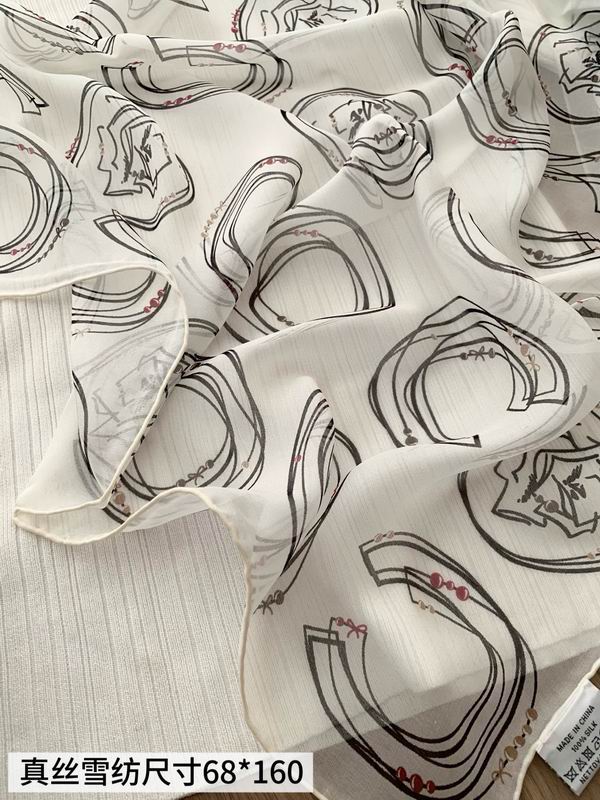 Other silk Scarf 68X180cm E (3)