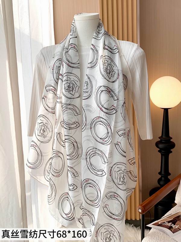 Other silk Scarf 68X180cm E (5)