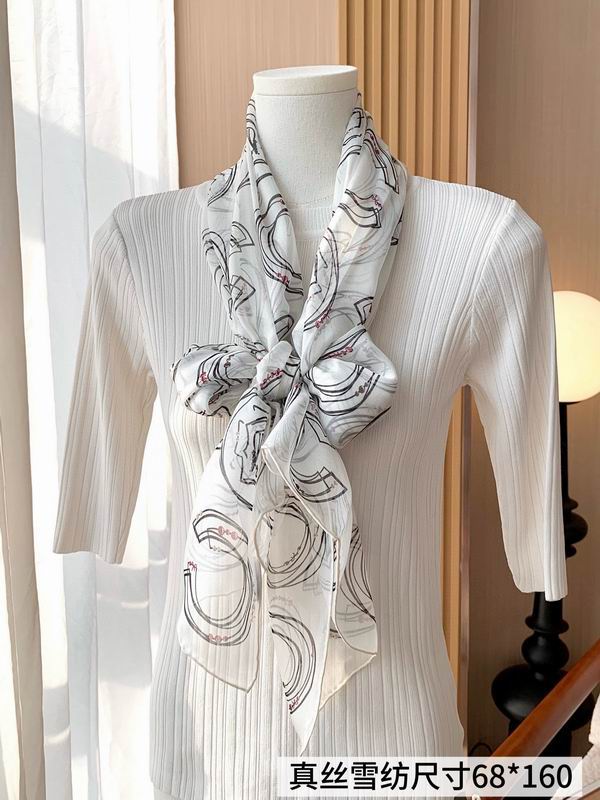 Other silk Scarf 68X180cm E (6)